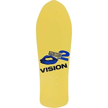 Amazon | Vision Aggressor II スケートボードデッキ - 10.25x30
